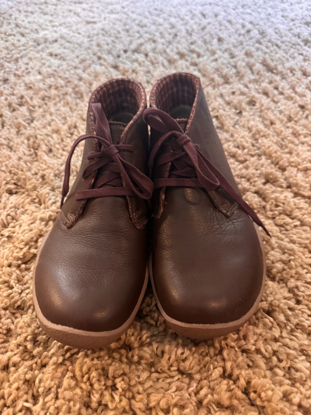 Kuru Aalto Chukka Boots Shoes Ankle Bootie Leather Brown Womens 9